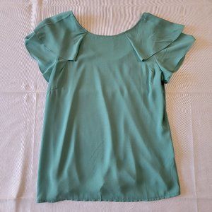 Ann Taylor Factory, Teal Shell Blouse, Size S